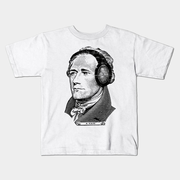 Secretary Alexander Hamilton Kids T-Shirt by YourFavoriteTee